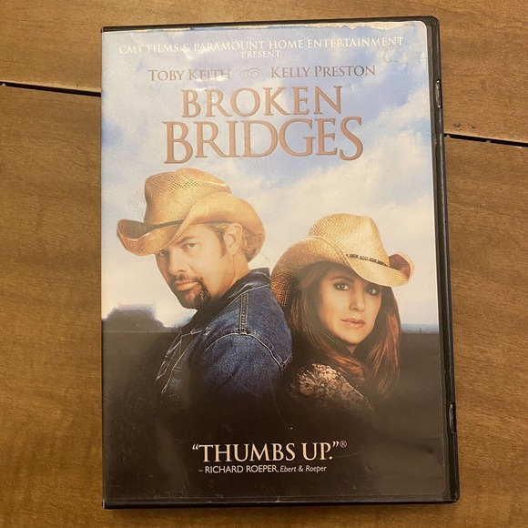 Broken Bridges (DVD, 2007) CMT Films Toby Keith Kelly Preston Burt Reynolds OOP - Picture 2 of 4